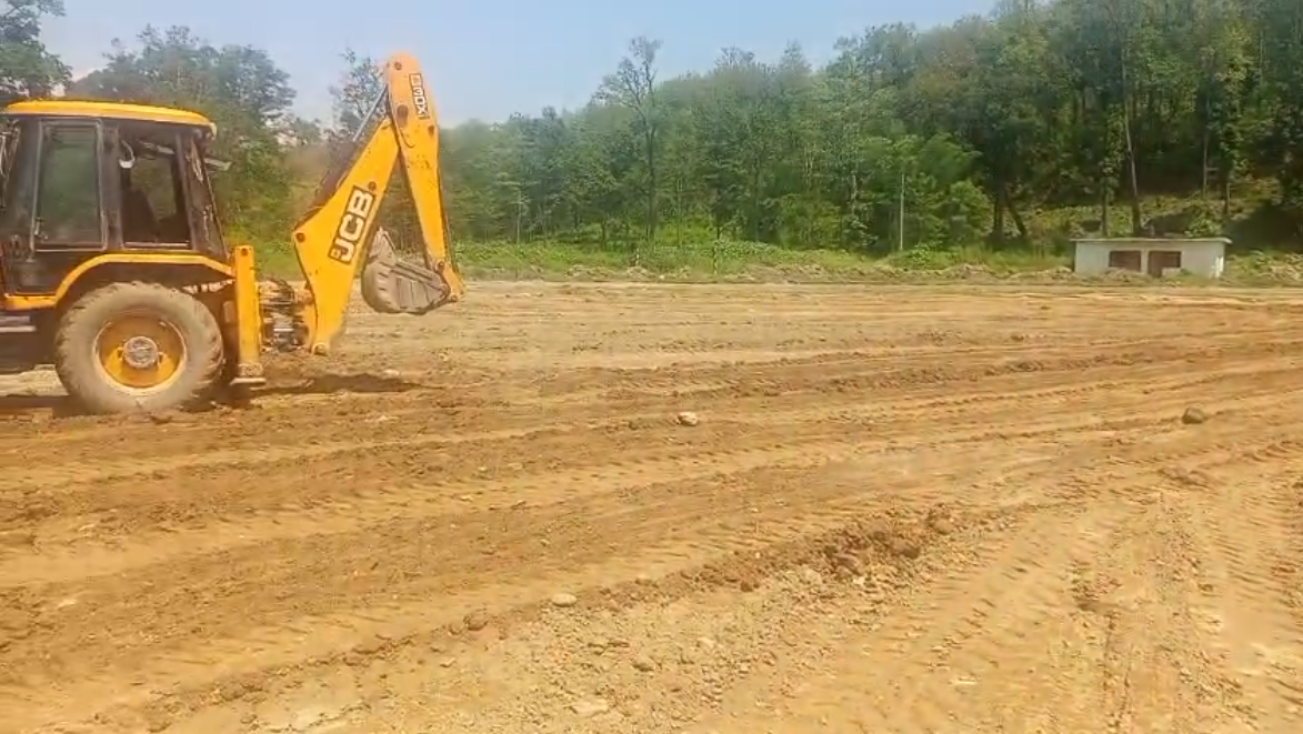 Construction of Cricket Stadium at Parshuram Municipality