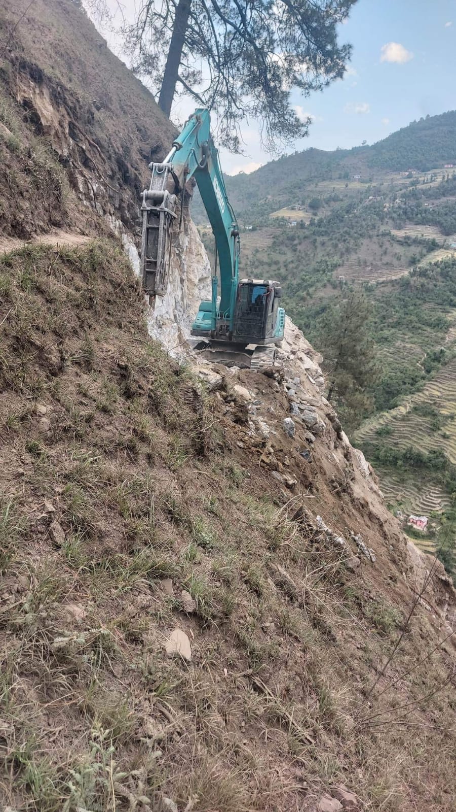 Bajpani sigas rural municipality road project Baitadi